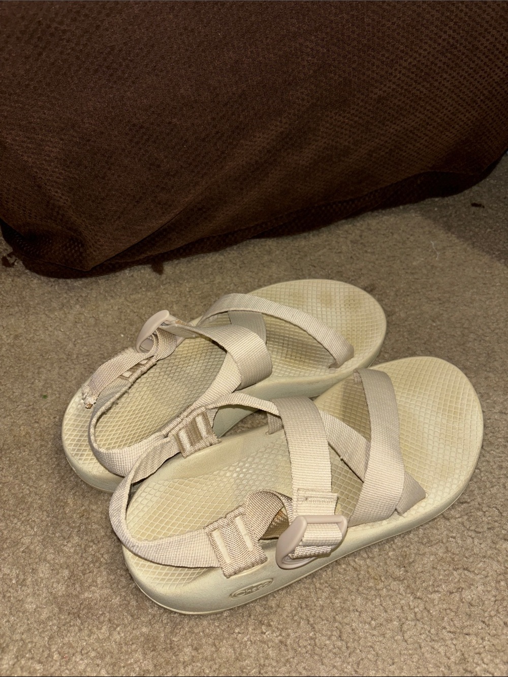Chaco Light Beige Outdoor Strappy Sandals